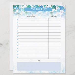 Wöchentlicher Planer Vorlage