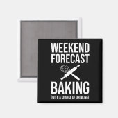 Wöchentliches Backen mit der Möglichkeit zu trinke Magnet (Vorderseite/Rückseite)