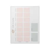 Wöchentliches Pad Notizblock (Rotiert)