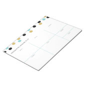 Wöchentliches Planungspad Notizblock (angewinkelt)