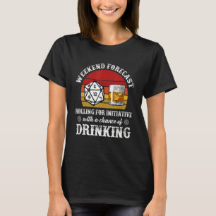Wöchentliches Vorhersagen mit der Möglichkeit, zu T-Shirt
