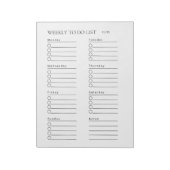 Wochenübersicht Notizblock (Rotiert)