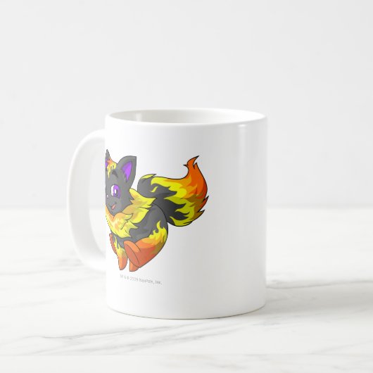 Wocky Feuer Kaffeetasse (Vorderseite Links)