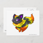 Wocky Fire Postkarte (Vorne/Hinten)