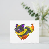 Wocky Fire Postkarte (Stehend Vorderseite)