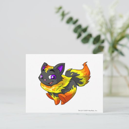 Wocky Fire Postkarte (Stehend Vorderseite)