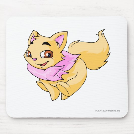 Wocky Gelb Mousepad (Vorne)