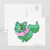 Wocky Green Postkarte (Vorne/Hinten)