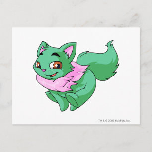 Wocky Green Postkarte