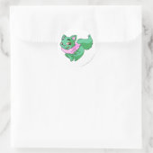 Wocky Green Runder Aufkleber (Tasche)