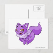 Wocky Lila Postkarte (Vorne/Hinten)