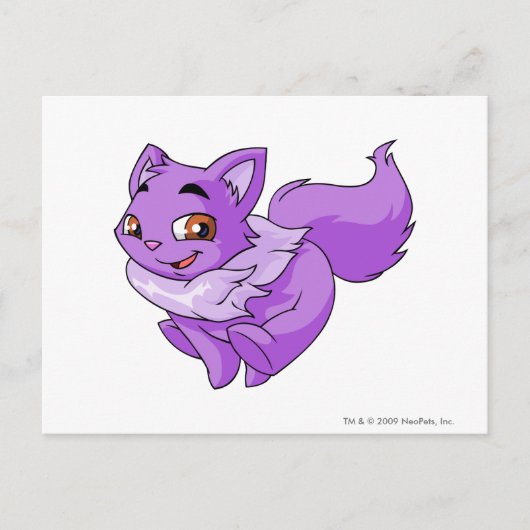 Wocky Lila Postkarte (Vorderseite)