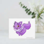 Wocky Lila Postkarte (Stehend Vorderseite)