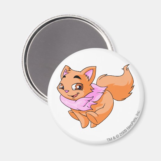 Wocky Orange Magnet (Vorderseite/Rückseite)