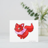 Wocky Red Postkarte (Stehend Vorderseite)