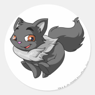 Wocky Shadow Runder Aufkleber