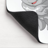 Wocky Silber Mousepad (Ecke)