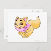 Wocky Yellow Postkarte (Vorne/Hinten)