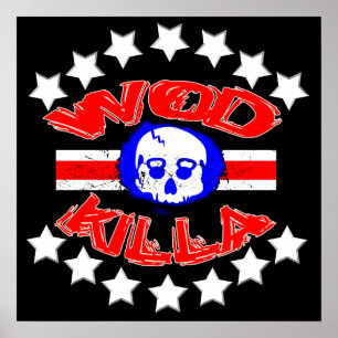 WOD Killa - Kessel-Schädel-Plakat von RX Projekt Poster