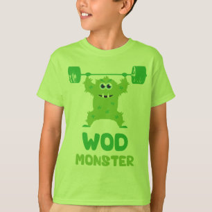 WOD Monster (Niedliches Barbell-Schnappmonster) T-Shirt