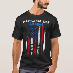 Wod Workout Cross Fitness Gedächtnistag Murph Wod T-Shirt