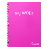 WOD Zeitschrift - Pink Notizblock (Vorderseite)