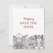 Woden & Fríge Save the Date Einladung (Rückseite)