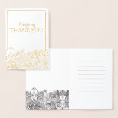 Woden & Fríge Wedding Danke Foil Card Folienkarte (Anzeige)