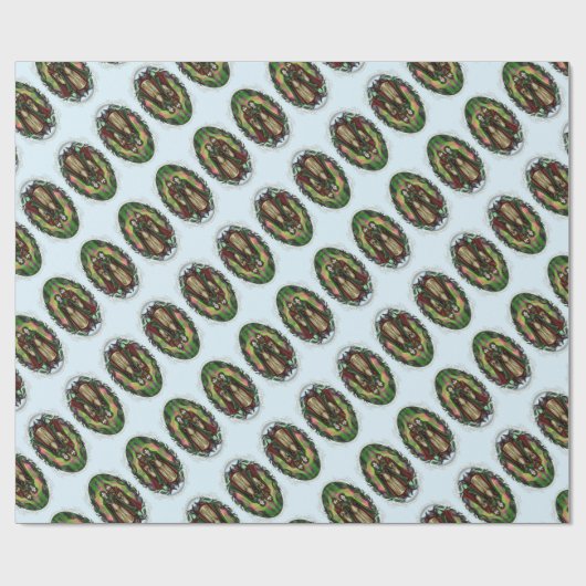 Woden & Fríge: Weihnachten-Grüße Geschenkpapier (Flach)