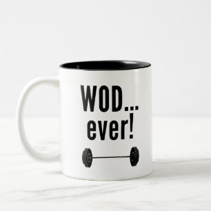 WODever! - Crossfit-Inspirierte Neuheits-Geschenke Zweifarbige Tasse