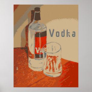 Wodka-Anzeige-Plakat Poster