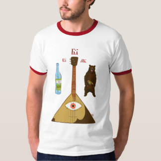 Wodka, Balalaika u. Bär T-Shirt