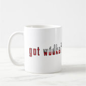 Wodka got? Flagge Kaffeetasse (Links)