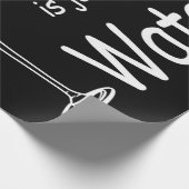 Wodka ist nur Spaß am Wasser Geschenkpapier (Ecke)