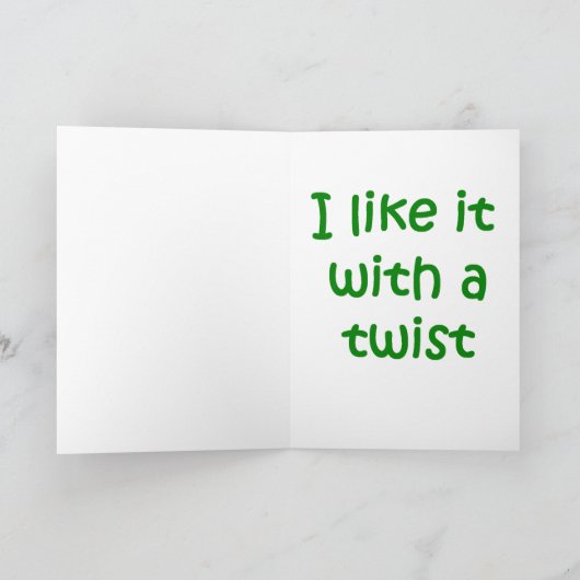 Wodka-Limone Karte (Innenseite)