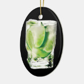 Wodka-Limone Verzierung Keramik Ornament (Links)