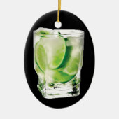 Wodka-Limone Verzierung Keramik Ornament (Vorne)