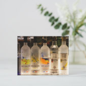 Wodka Postkarte (Stehend Vorderseite)