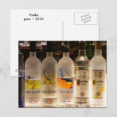 Wodka Postkarte (Vorne/Hinten)
