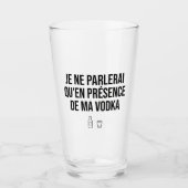Wodka trinken glas (Vorderseite)