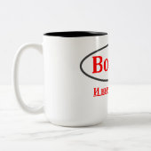 Wodka! Und nichts anderes. (Водка! иничегоещё) Zweifarbige Tasse (Links)