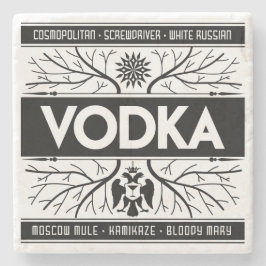 Wodka-Untersetzer Steinuntersetzer