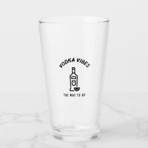 Wodka vibriert den Weg Glas
