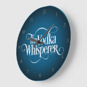WodkaWhisperer Große Wanduhr (Winkel)