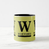 Wofford Logo-Tasse Zweifarbige Tasse (Mittel)