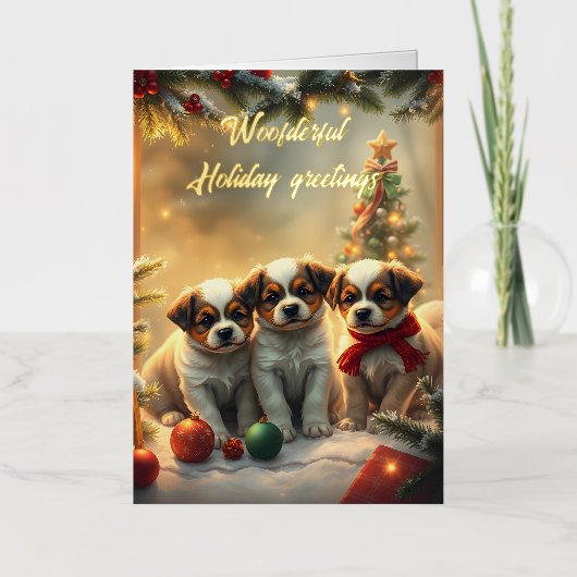 Woftige Feiertage Grußai (Vorderseite)