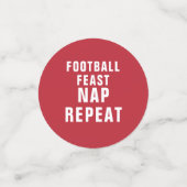 Wofür bist du dankbar? | Moderne Typografie Konfetti (Klein Vorderseite)