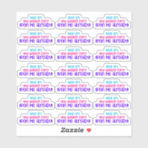 Wofür Warte du? Öffne mich schon! Aufkleber