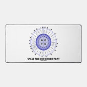 Wofür werden Sie programmiert? Amino Acid Wheel Schreibtischunterlage (Vorderseite)