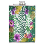 Wogende Dschungel-Harmonie Flachmann (Vorderseite)